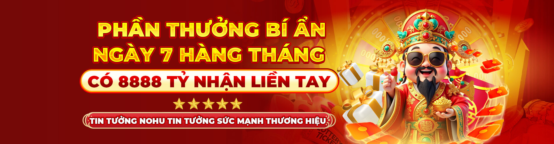 NOHU khuyến mãi hàng tháng